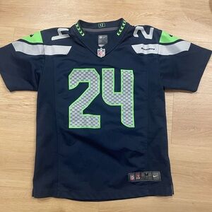 Nike NFL Seattle Seahawks Youth Jersey #24/LYNCH. Size Medium